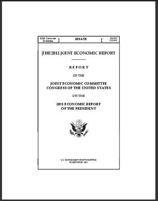 JEC Economic Report 2011 Cover