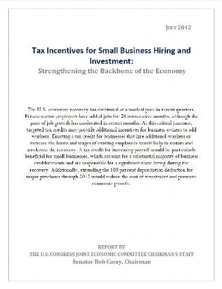 July 2012 Small Business Report - Image
