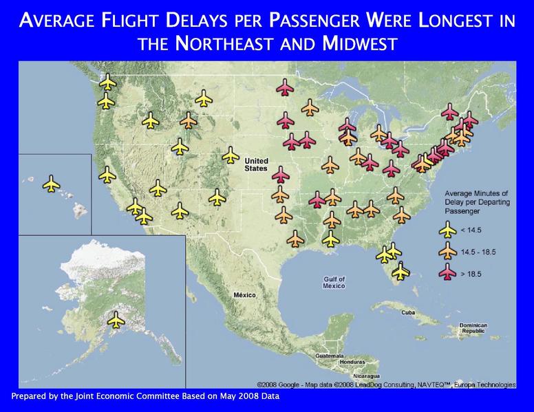 Flight Delay Map